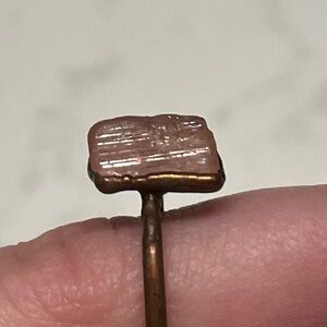Raw Golden Topaz Ring: Handmade Electroformed Copper, November Birthstone